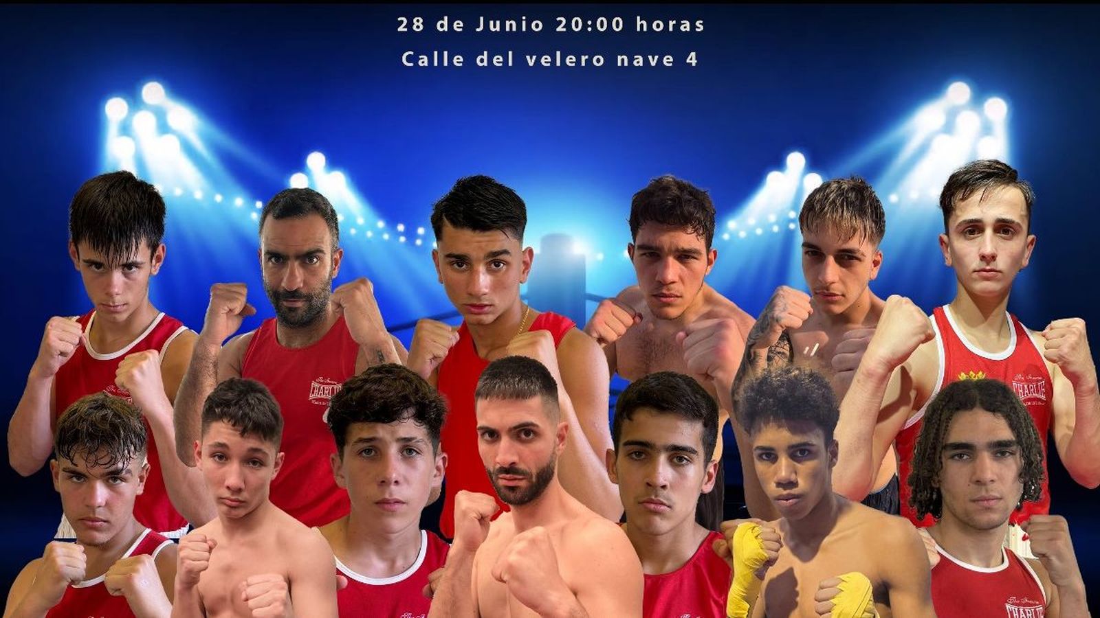 Parte del cartel de la velada