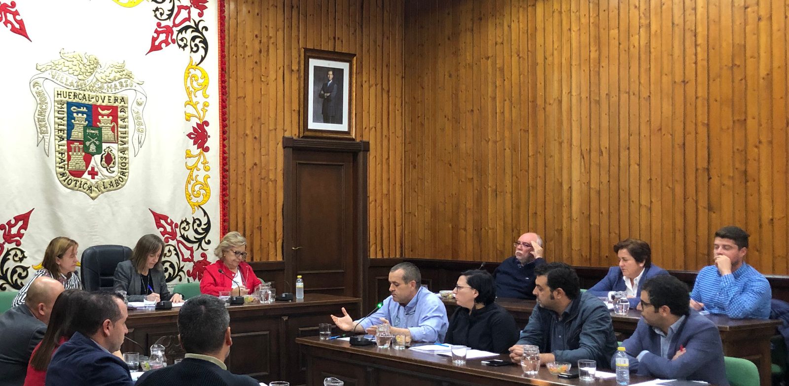 Un momento de la intervención del concejal en dicho Pleno.