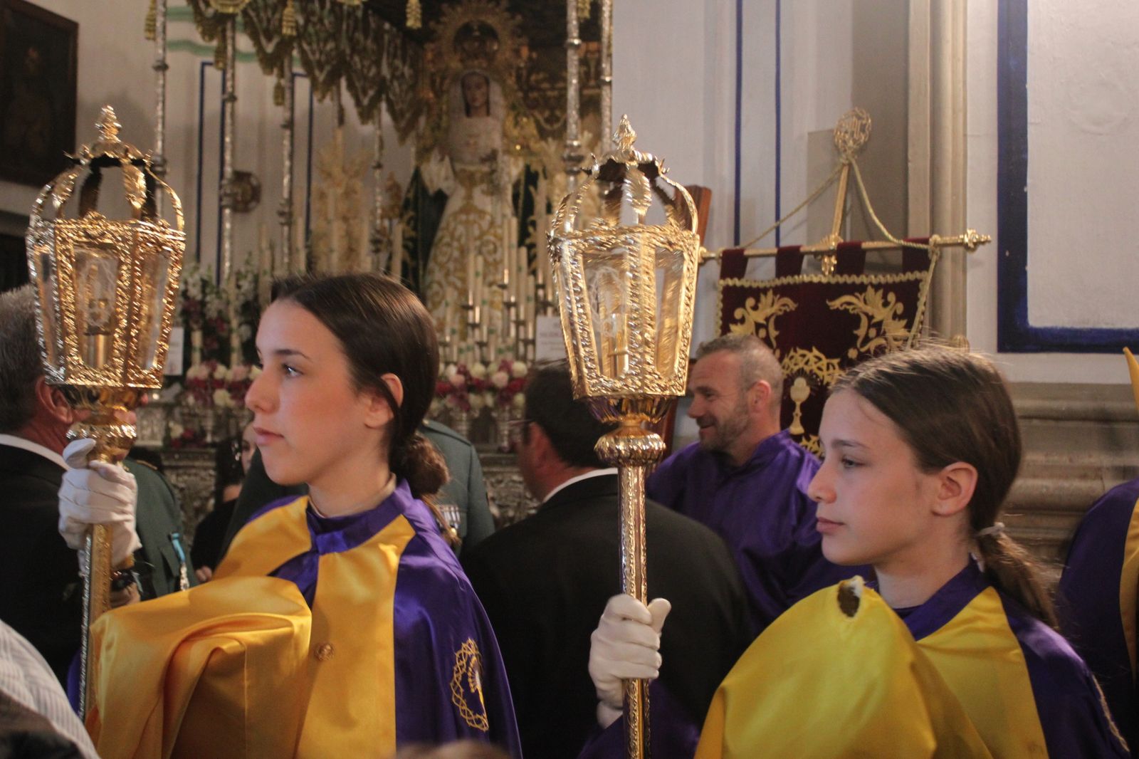 Las imágenes de las procesiones del Jueves Santo en Vélez Rubio