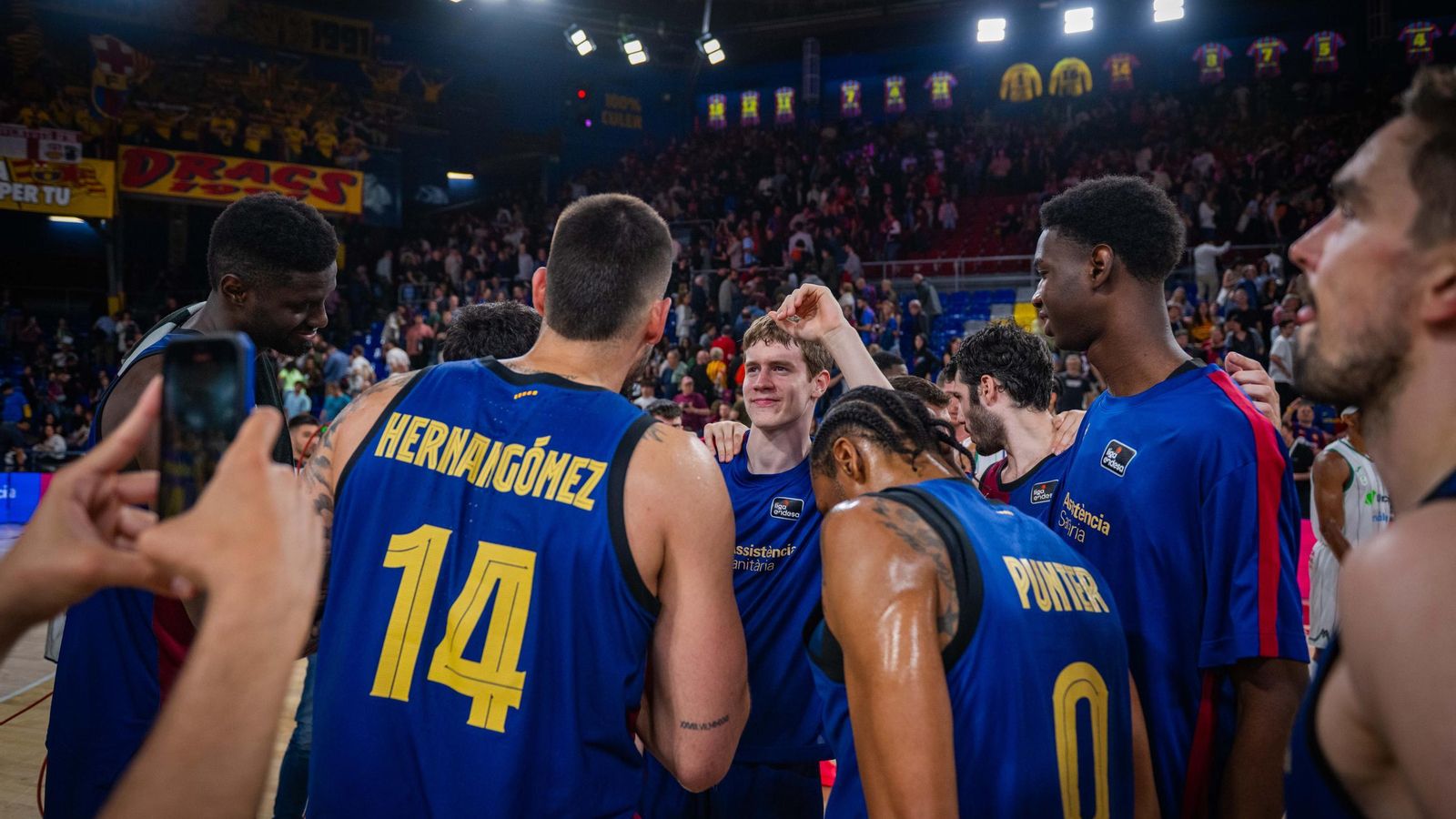 El Barcelona-Unicaja, en fotos