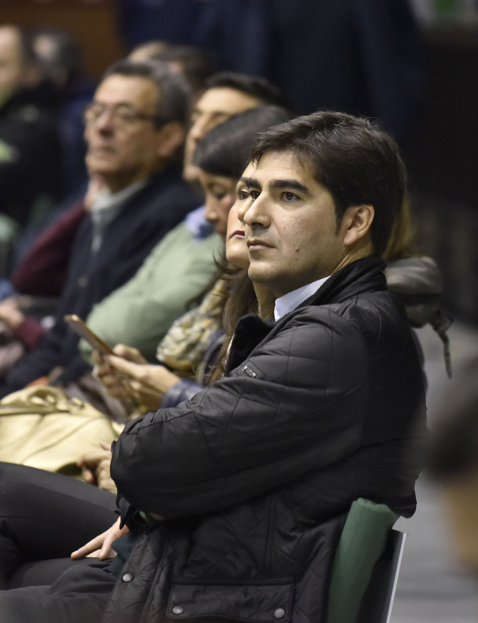Ángel Haro, en el partido del Betis Energía Plus en San Pablo.