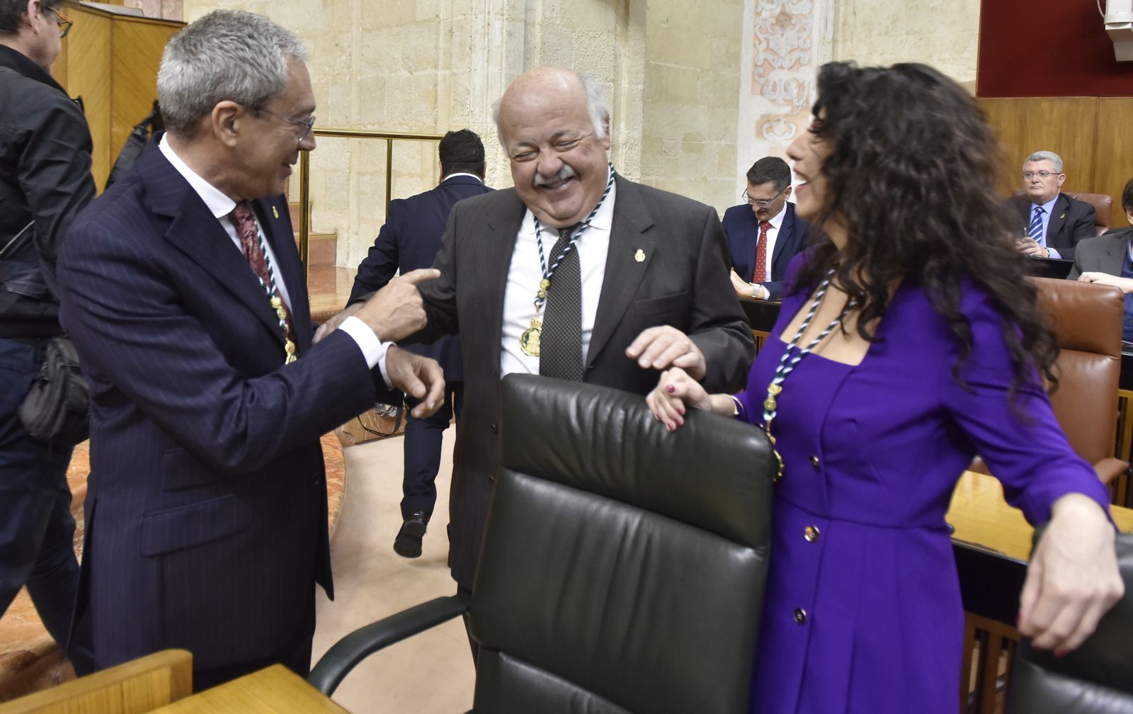 Acto institucional en el Pleno del Parlamento con motivo del Día de Andalucía
