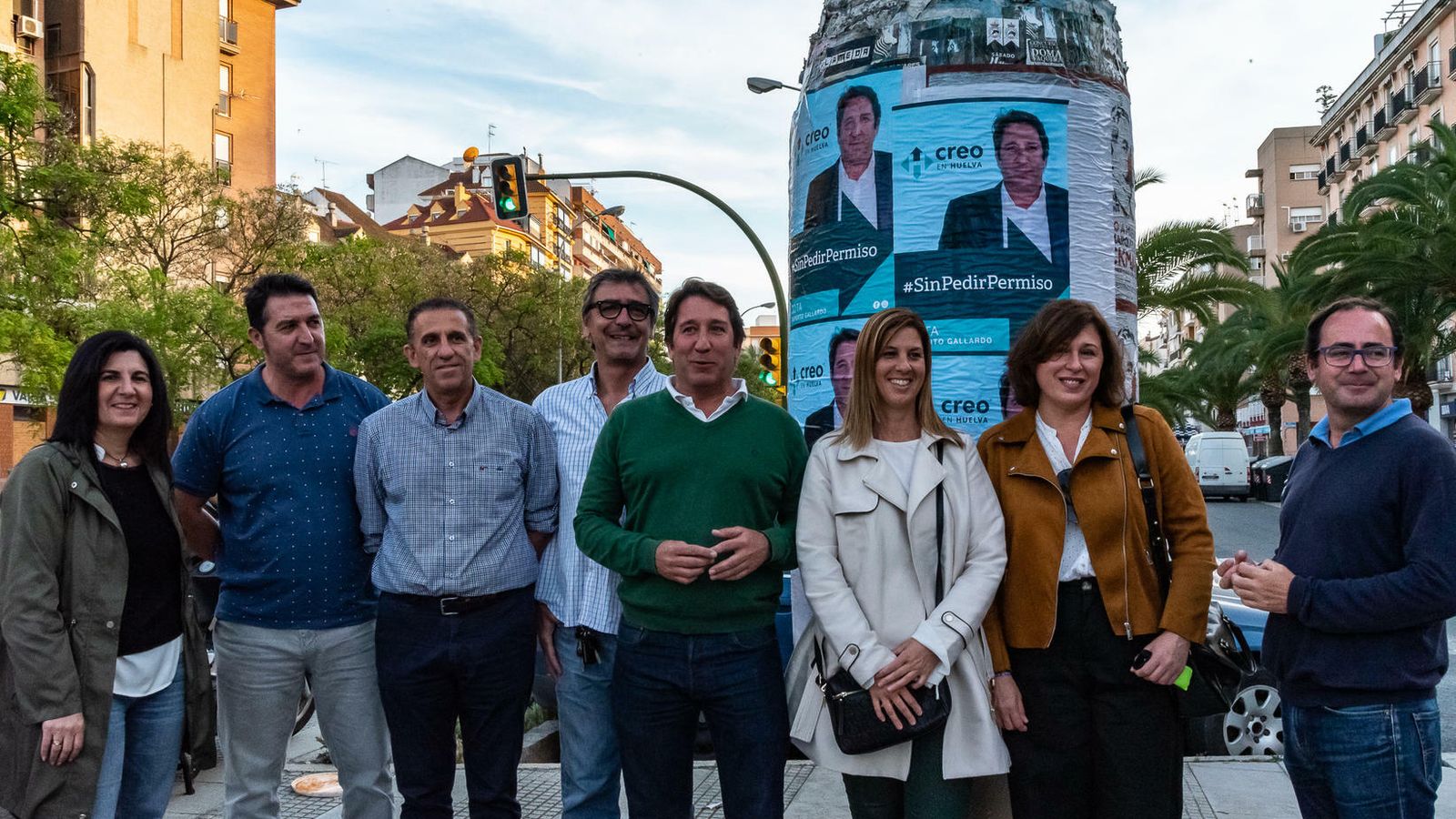 Ruperto Gallardo presentó su campaña con el lema 'sin pedir permiso'.
