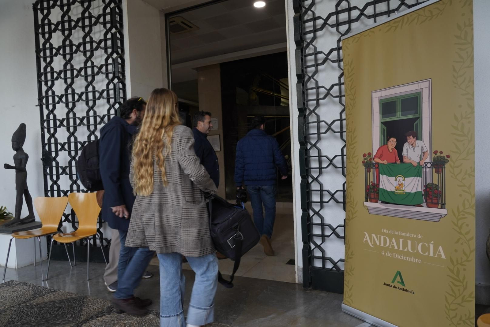 Imágenes del acto de celebración del Día de la Bandera organizado por la Junta de Andalucía en Huelva