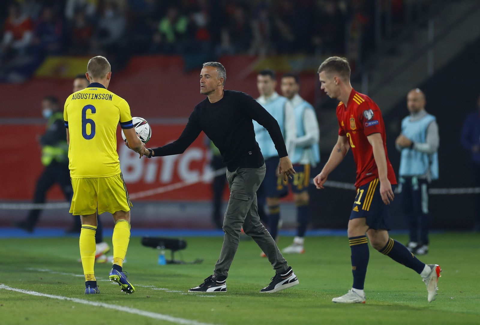 Las imágenes del España-Suecia