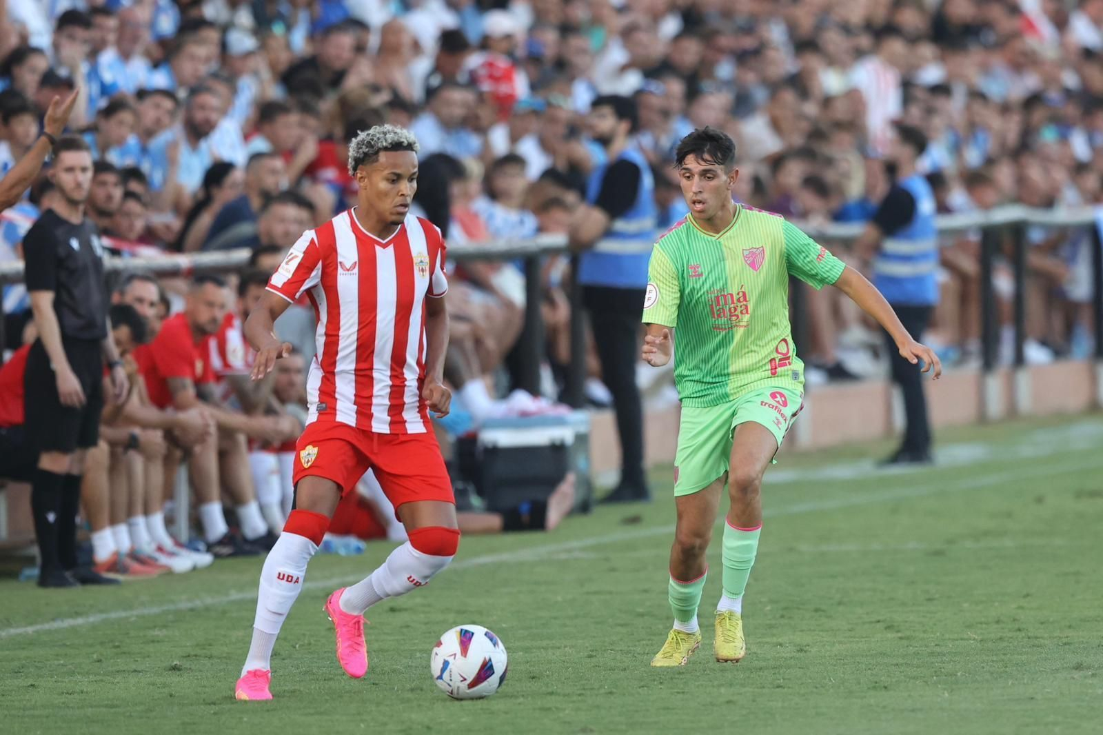 El Málaga-Almería, en imágenes