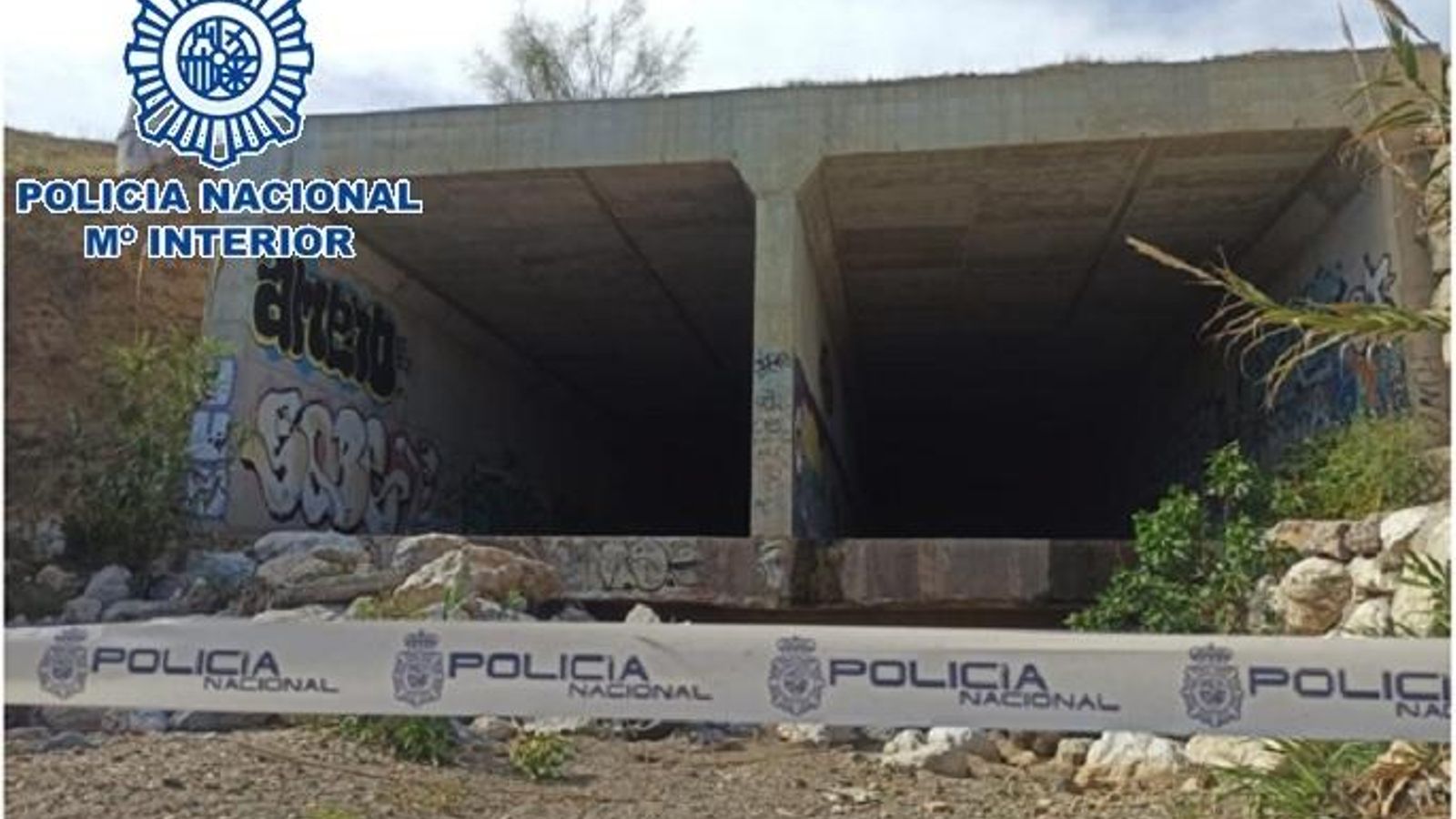 El túnel en el que tuvo lugar la paliza grupal a un menor en Málaga. El túnel en el que tuvo lugar la paliza grupal a un menor en Málaga.
