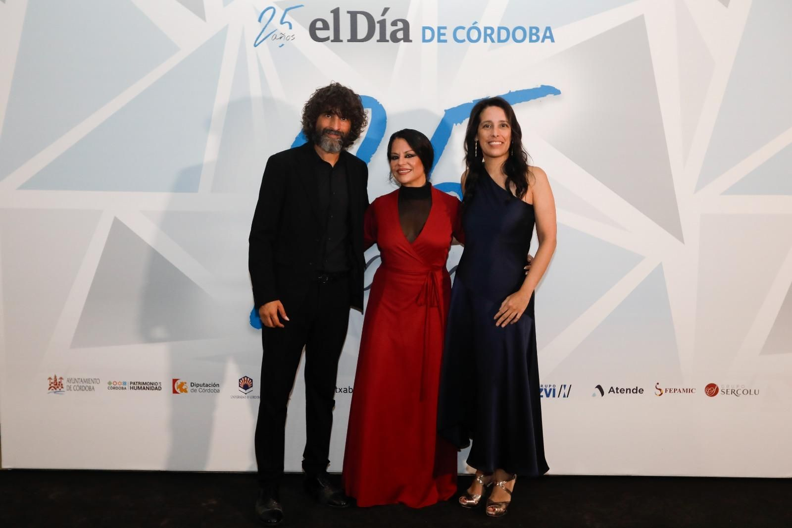Juan Campallo, Mercedes de Córdoba y Raquel Montenegro.