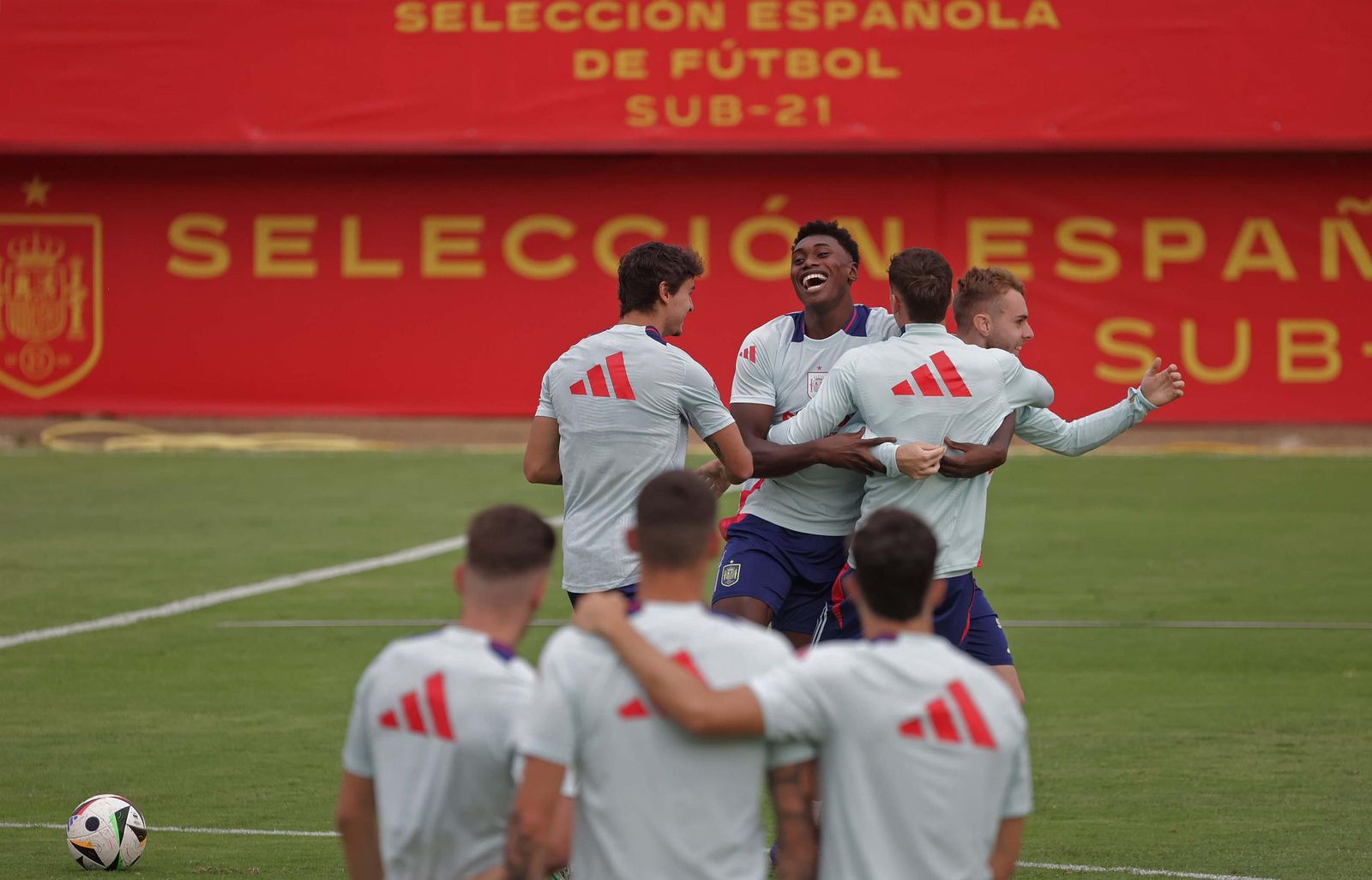 Fotos del entrenamiento de la selección española sub-21 en Algeciras