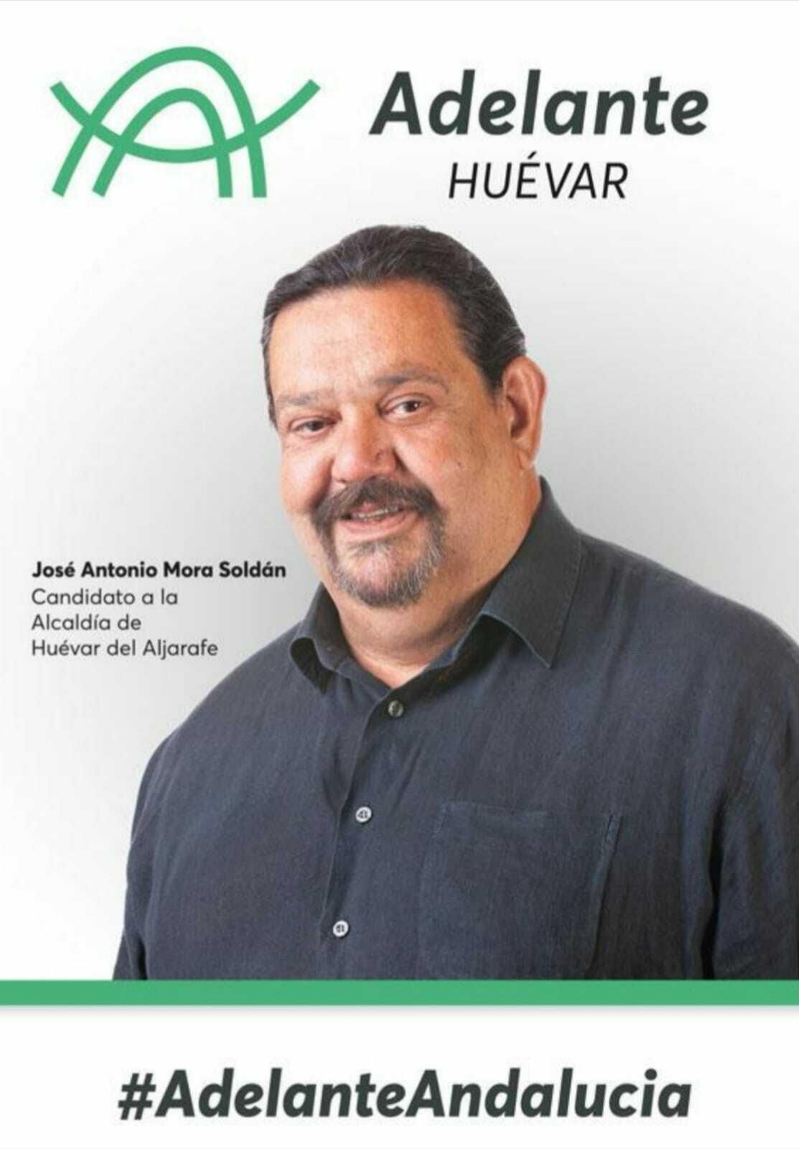 El candidato y futuro concejal de Adelante en Huévar, José Antonio Mora.