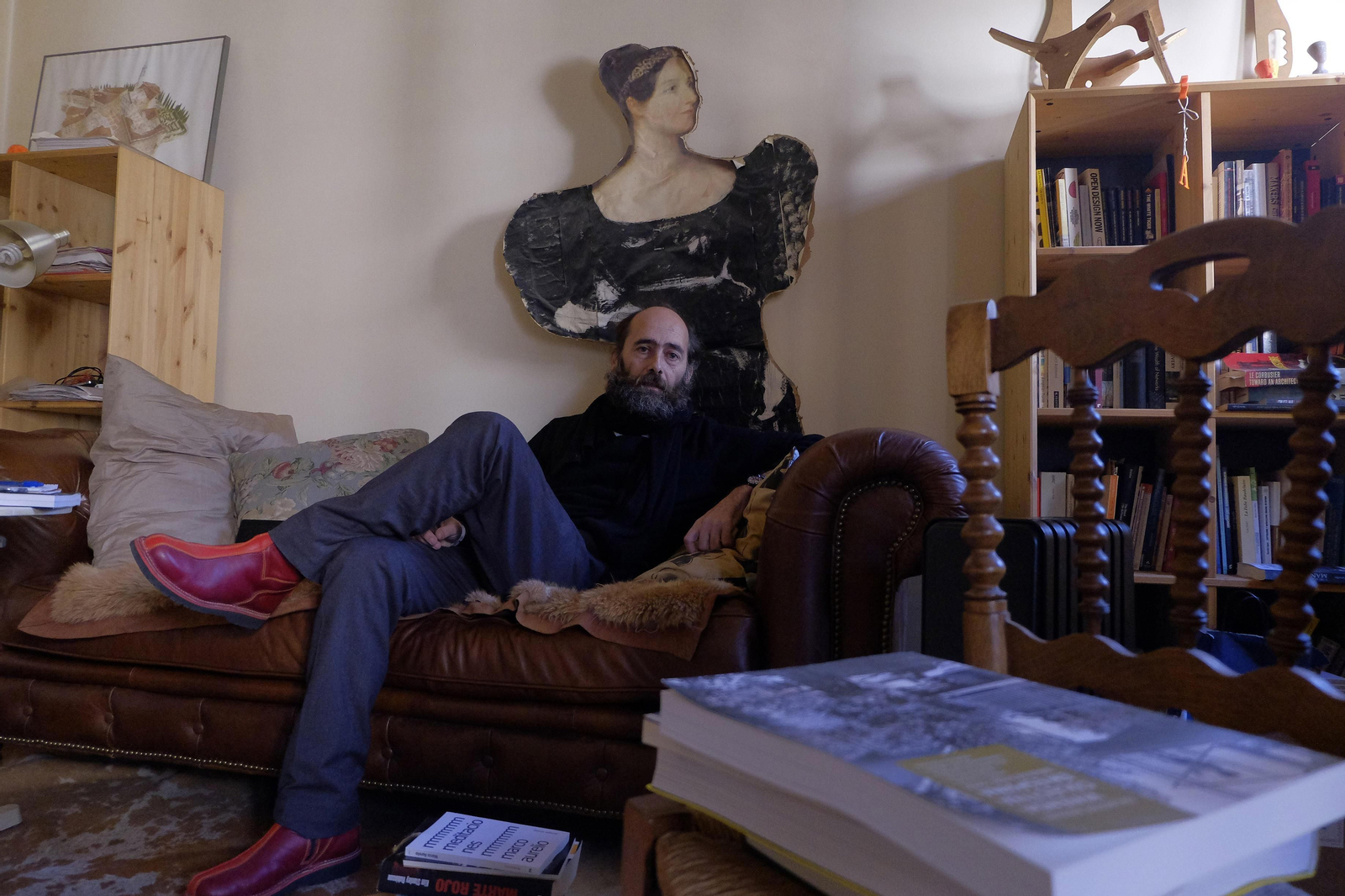 José Pérez de Lama, en un momento de la entrevista.