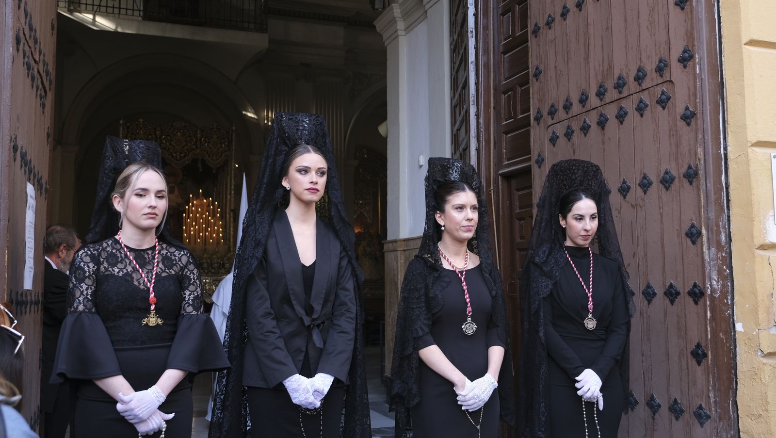 La procesión de la Santa Cena en Almería, en imágenes