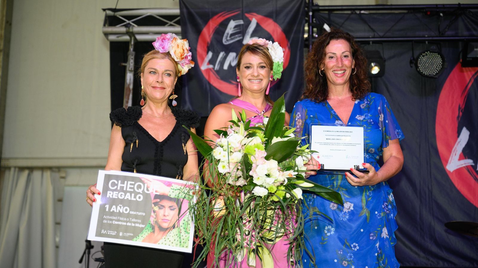 María José Córcoles ha sido homenajeada.