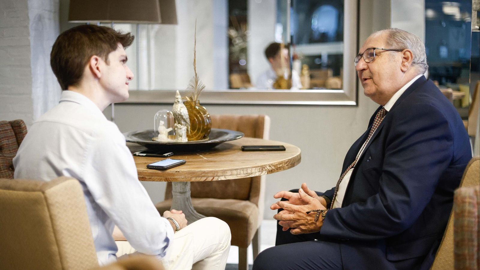 Antonio González durante la entrevista con Granada Hoy