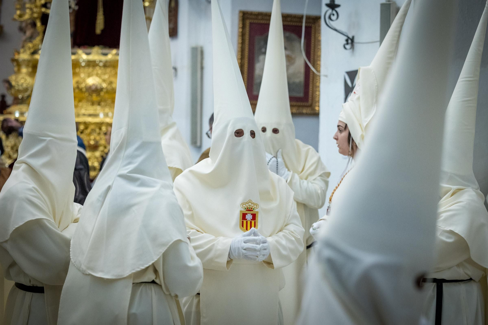 Las imágenes de la salida procesional del Nazareno de la Obediencia en la Semana Santa de Cádiz 2024