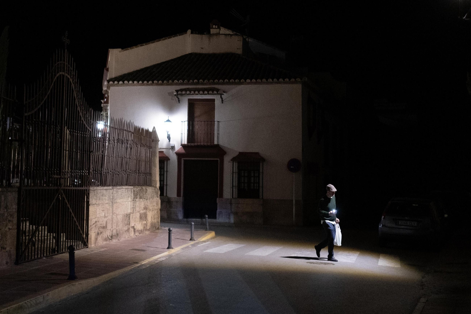 Apagón en Ronda, en imágenes