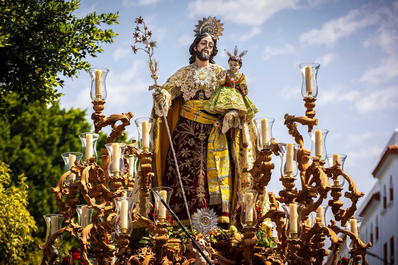 Las imágenes de la procesión extraordinaria del Patrón San José en San Fernando