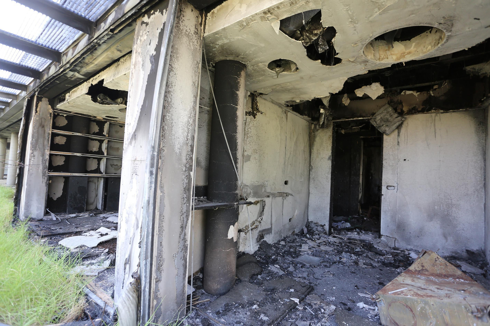 Abandono total del centro de mayores Paz y Aflicción