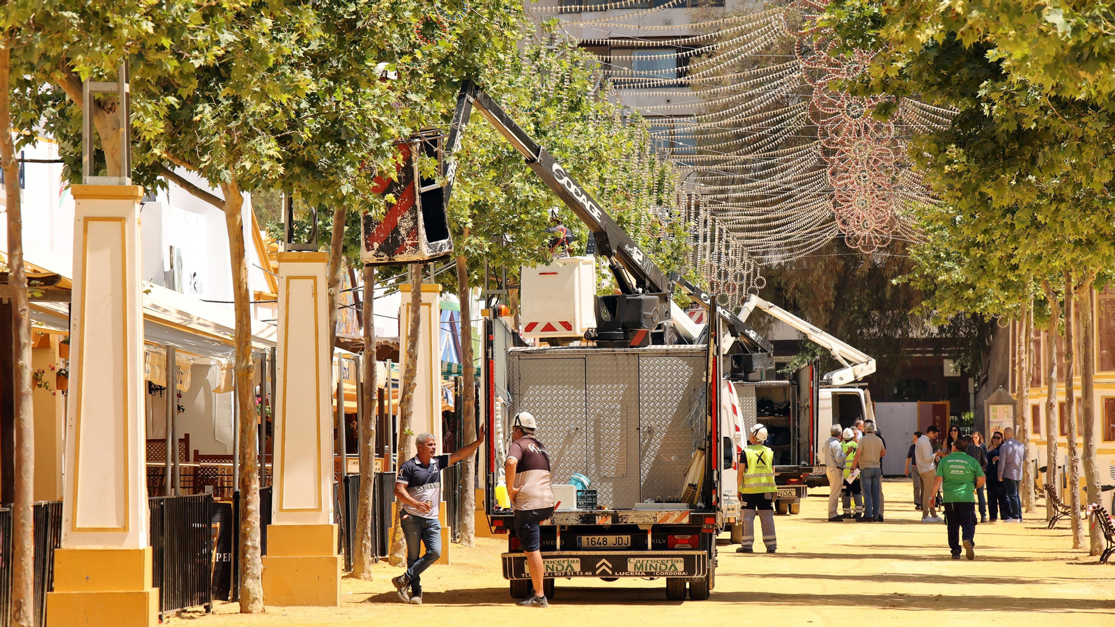 Sábado de Feria y alumbrado en Jerez