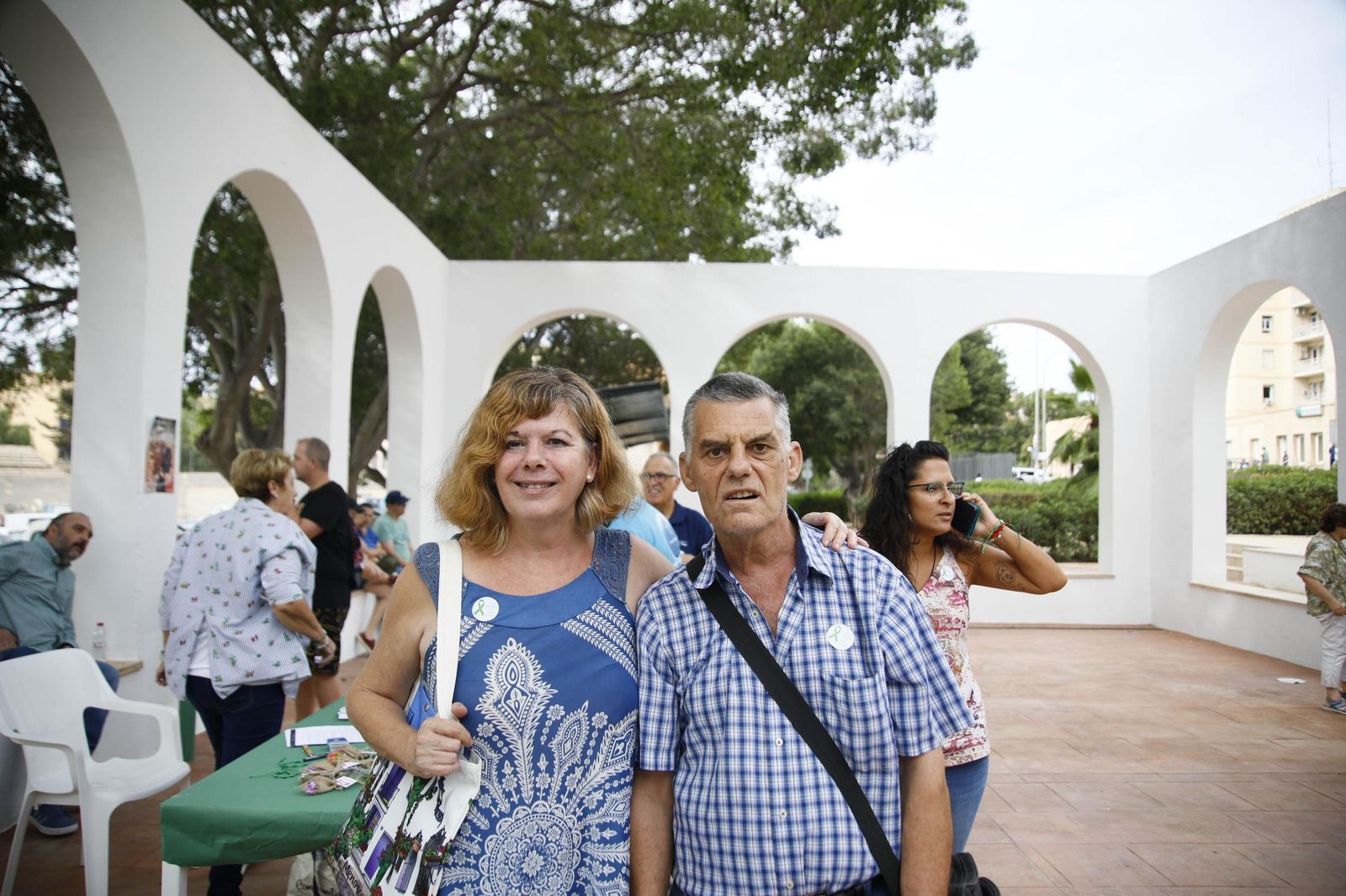 Las imágenes del "Día mundial de la salud mental" en Almería