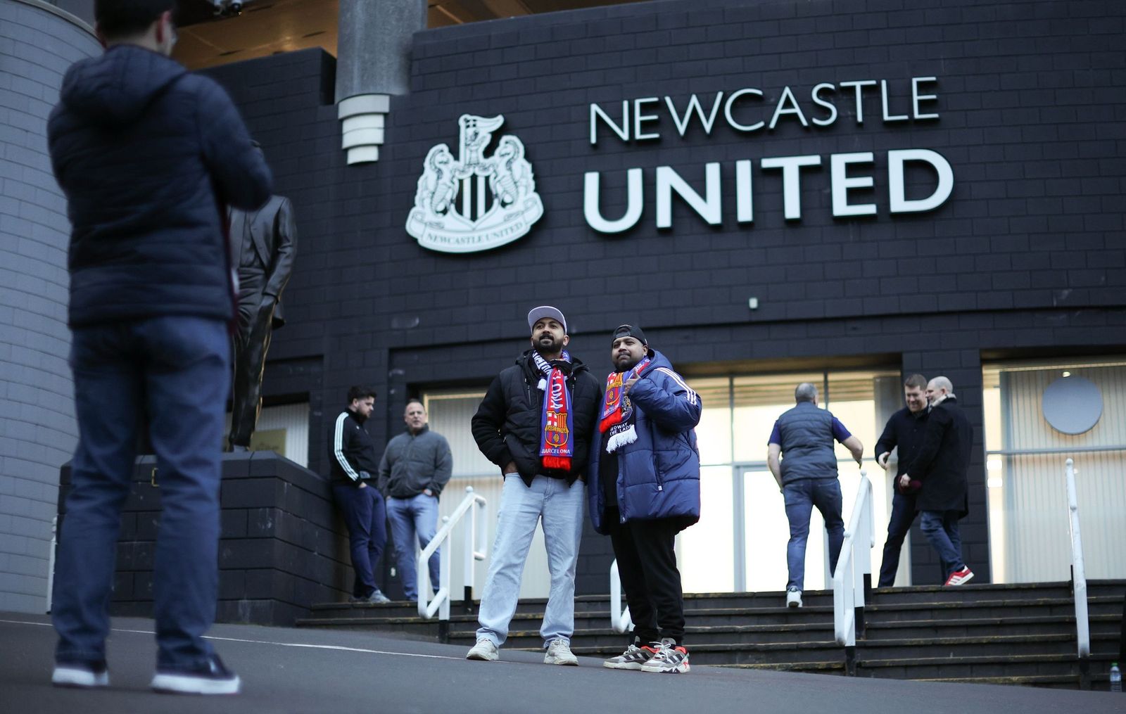 Las fotos del Newcastle-Barcelona