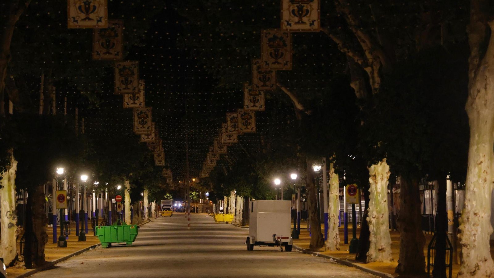 Una calle de la Feria de Abril.