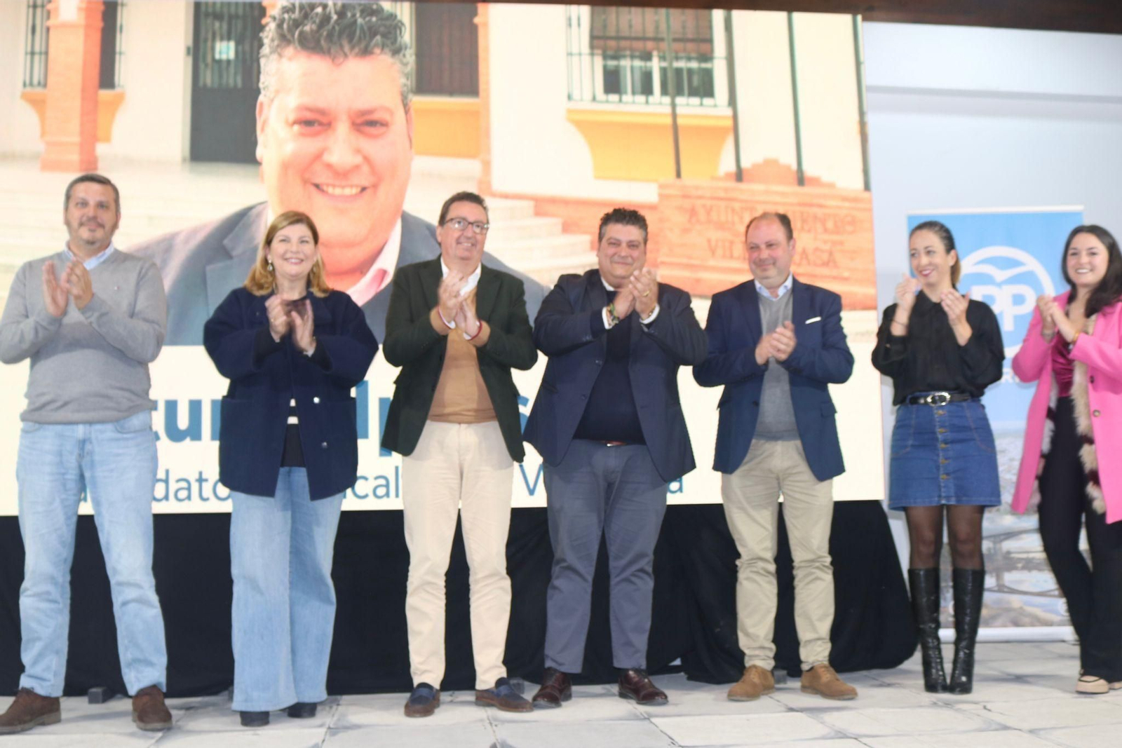 Presentación de Arturo Alpresa como candidato de Villarrasa.