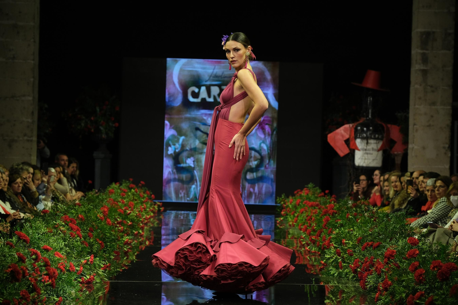 Desfile de Alejandro Andana en la Pasarela Flamenca Jerez Tío Pepe 2023