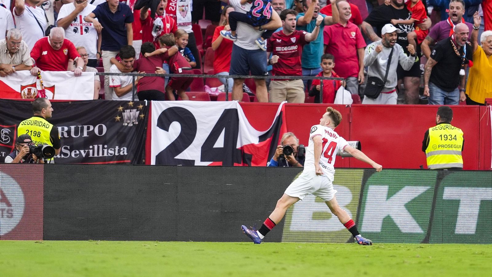 Las imágenes del Sevilla-Valladolid