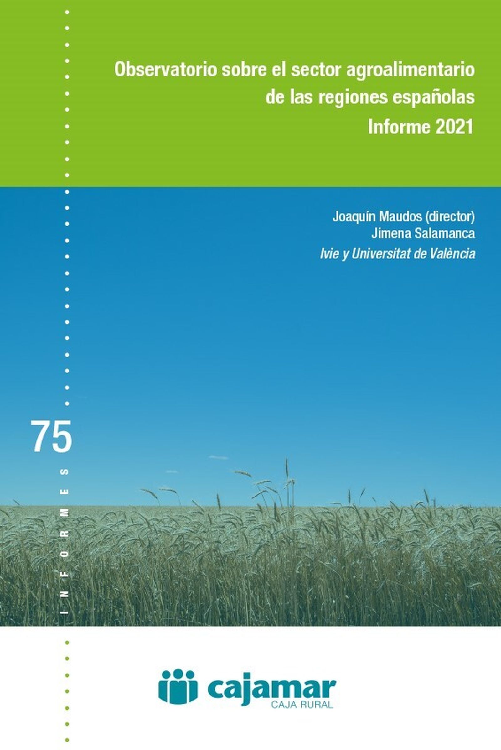Cubierta de la publicación del observatorio sobre el sector agroalimentario publicado por Cajamar