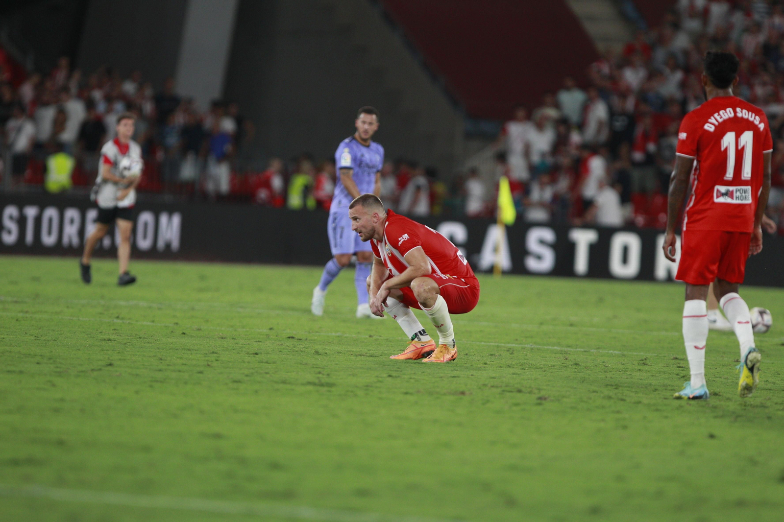 Imágenes del partido U.D. Almería-Real Madrid C.F. de la Liga Santander
