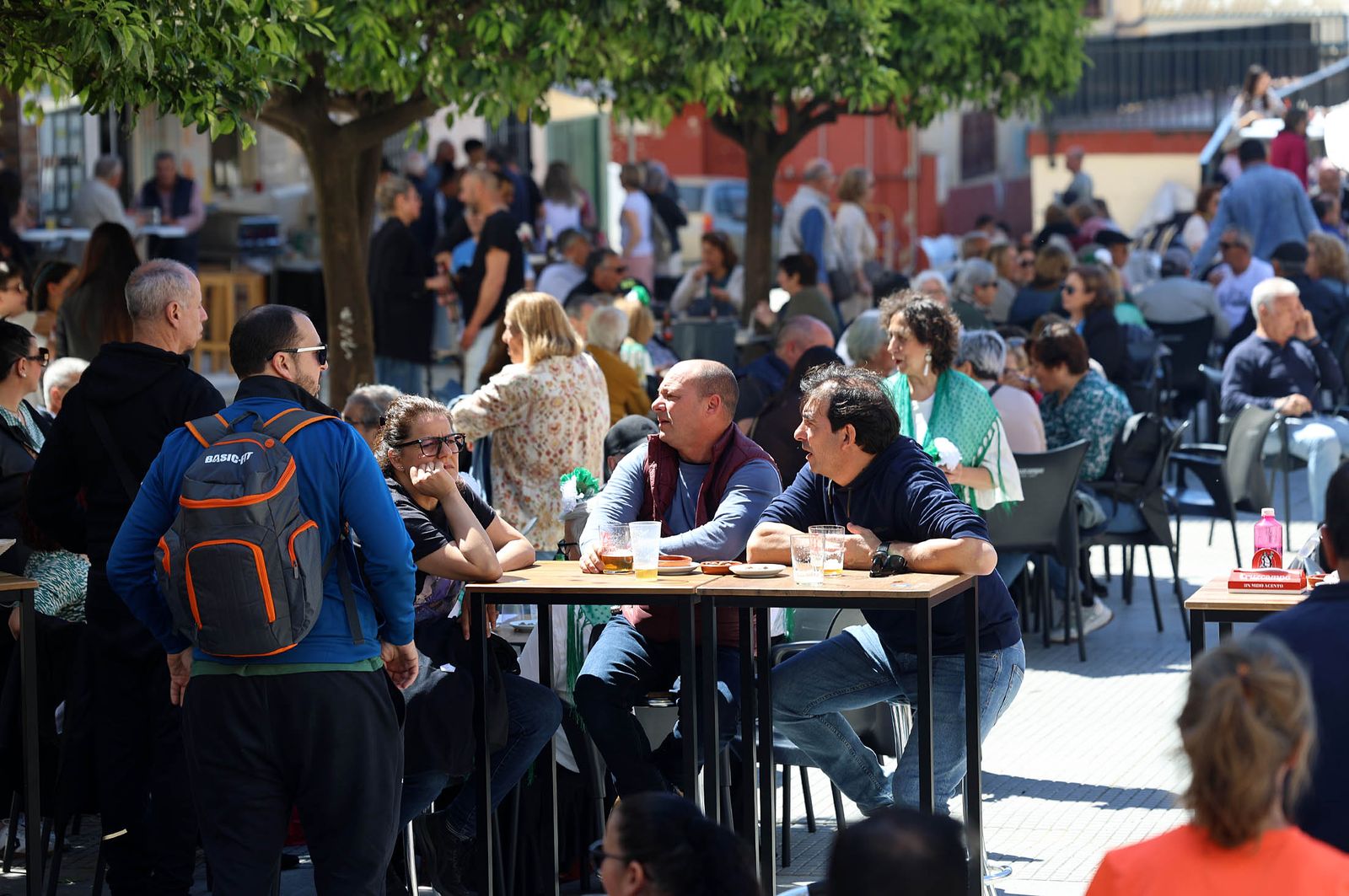 Imágenes del ambiente en el encuentro del gurumelo en el Parque de la Luz