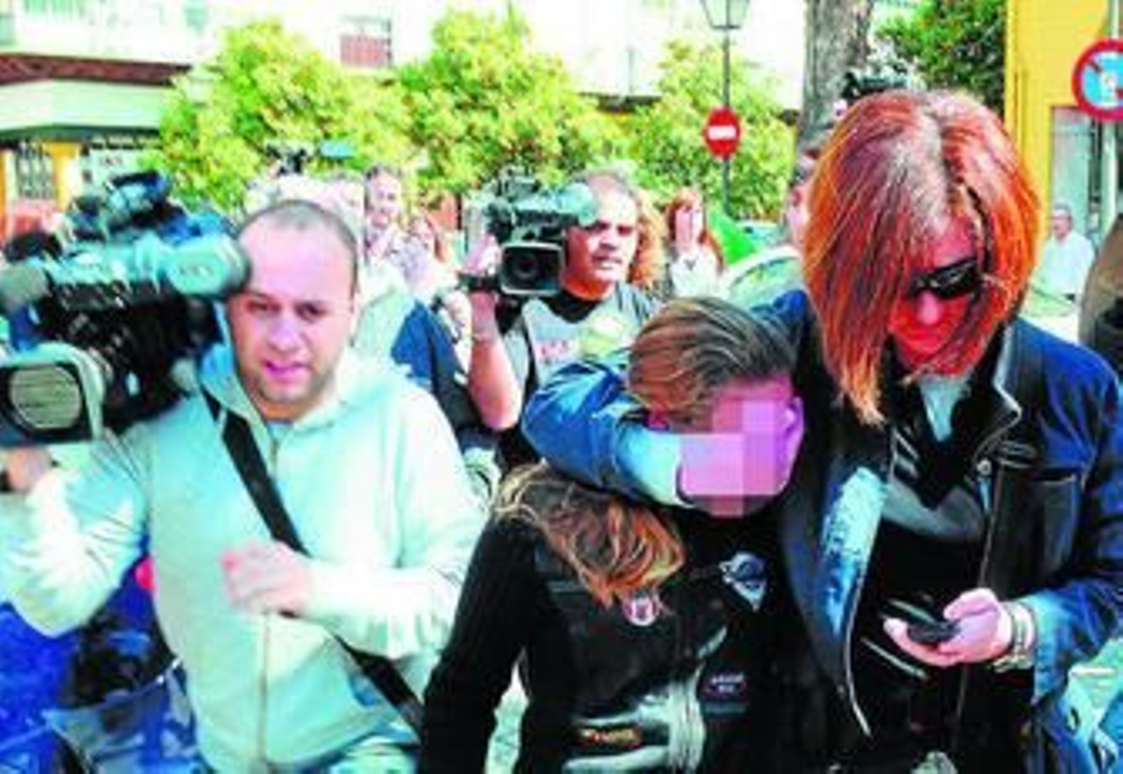 La ex novia de Miguel Carcaño en una comparecencia en el juzgado.