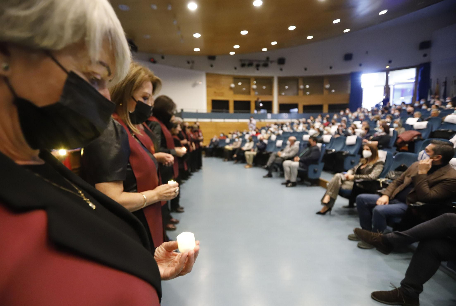Imágenes de la inauguración del Aula de la Experiencia de la Universidad de Huelva