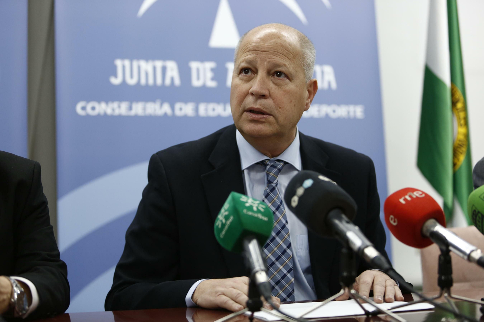 El consejero de educación, Javier Imbroda.