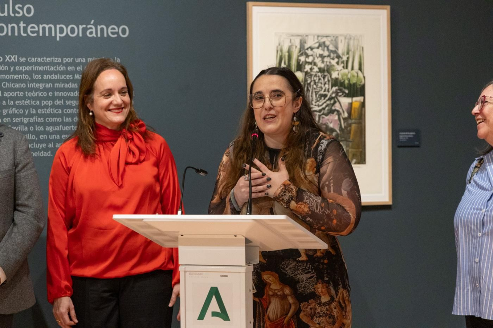 Inauguración de la nueva sala de exposiciones permanentes del Museo de Jaén con la colección de arte gráfico