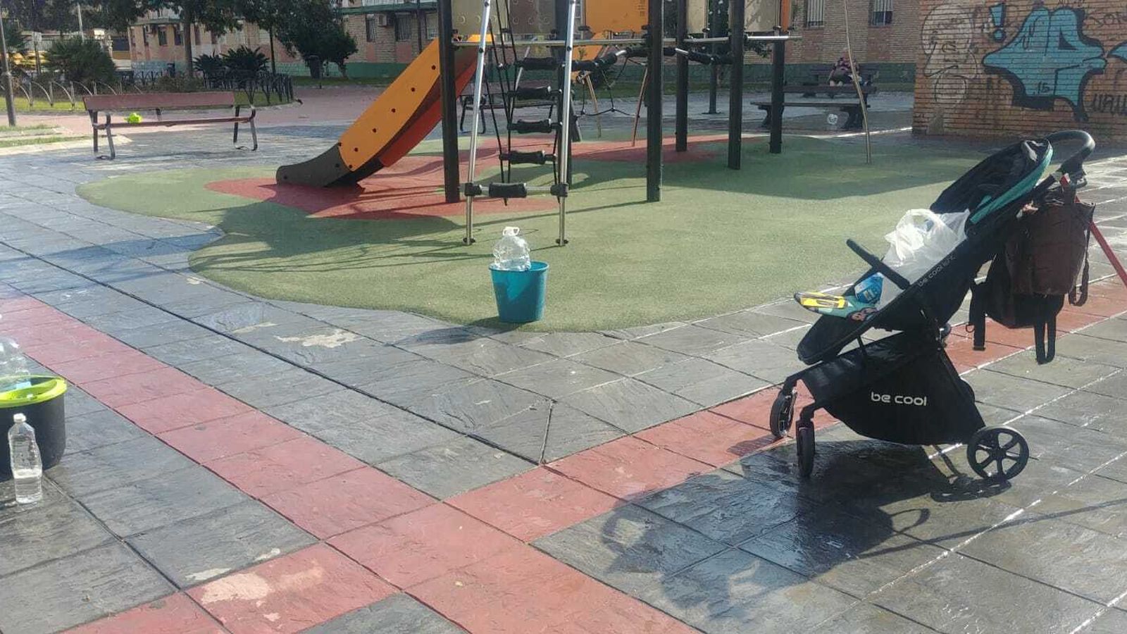 Parque una vez terminada la limpieza.