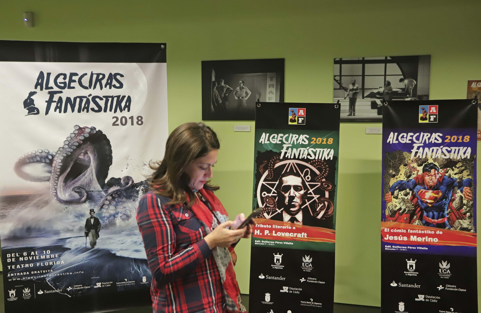 Carteles de una edición anterior de Algeciras Fantástika.