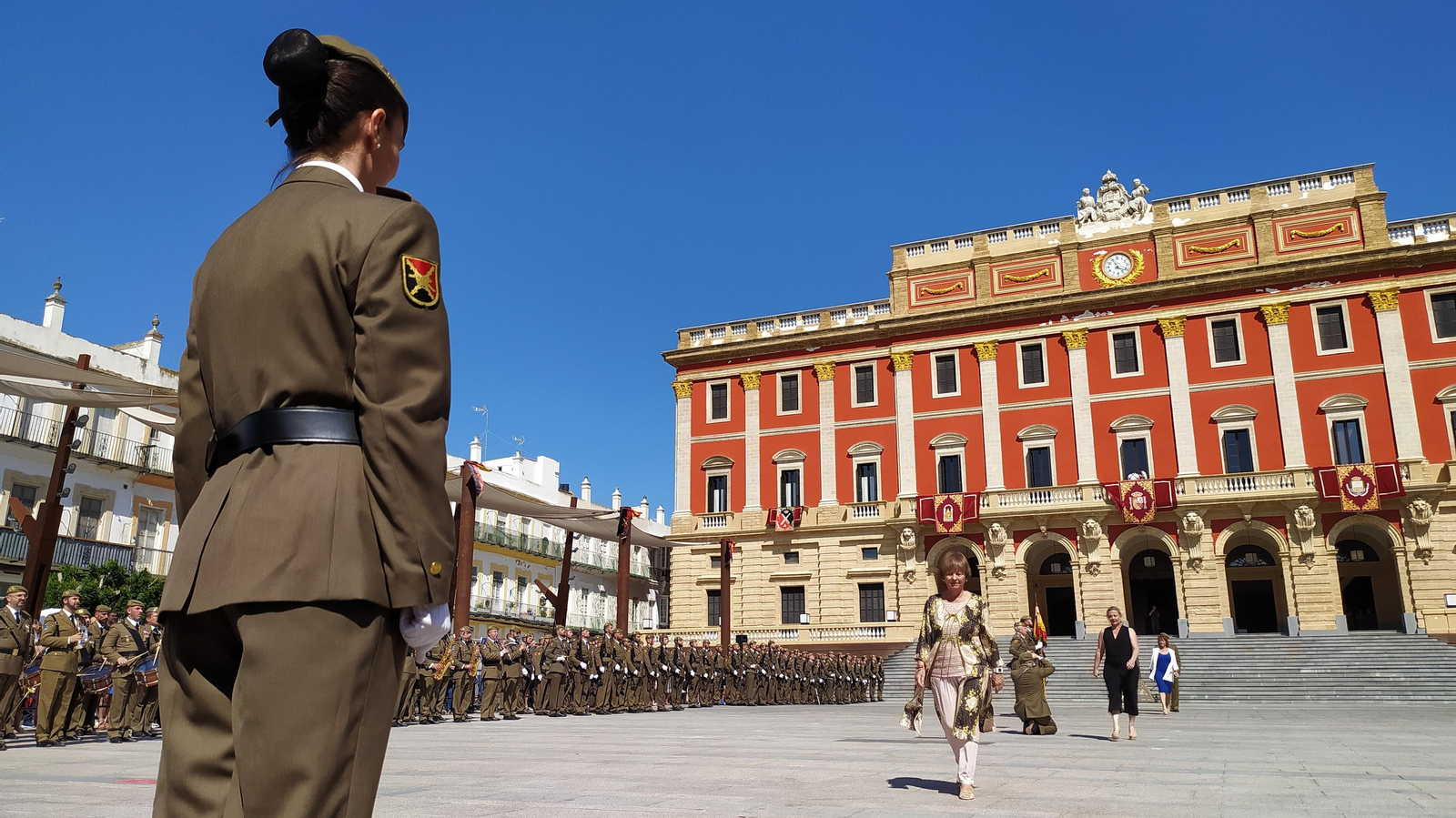 Las imágenes de la jura de bandera celebrada en San Fernando