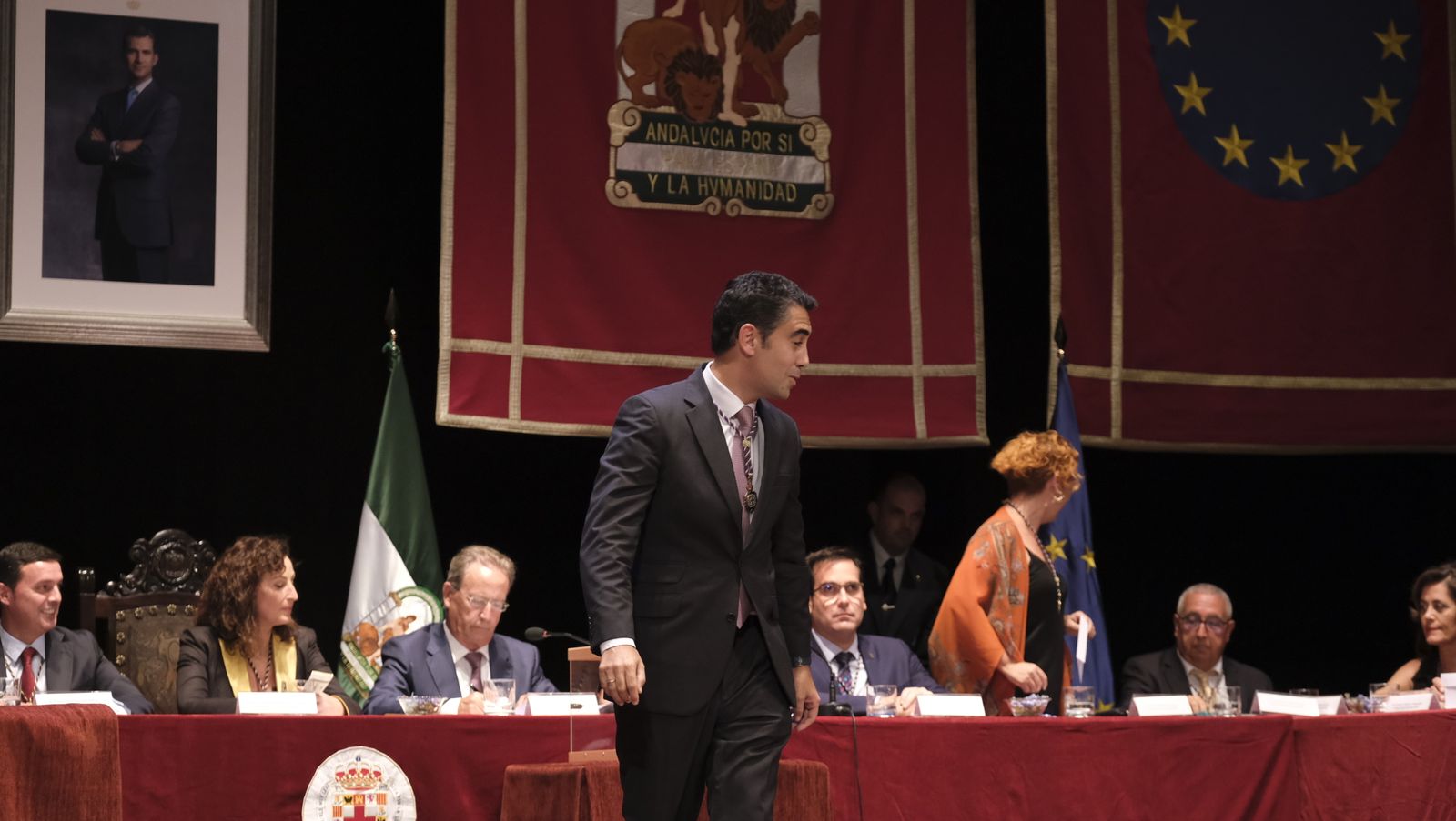 Imágenes de la investidura como Alcaldesa de Almería, de María del Mar Vázquez Agüero