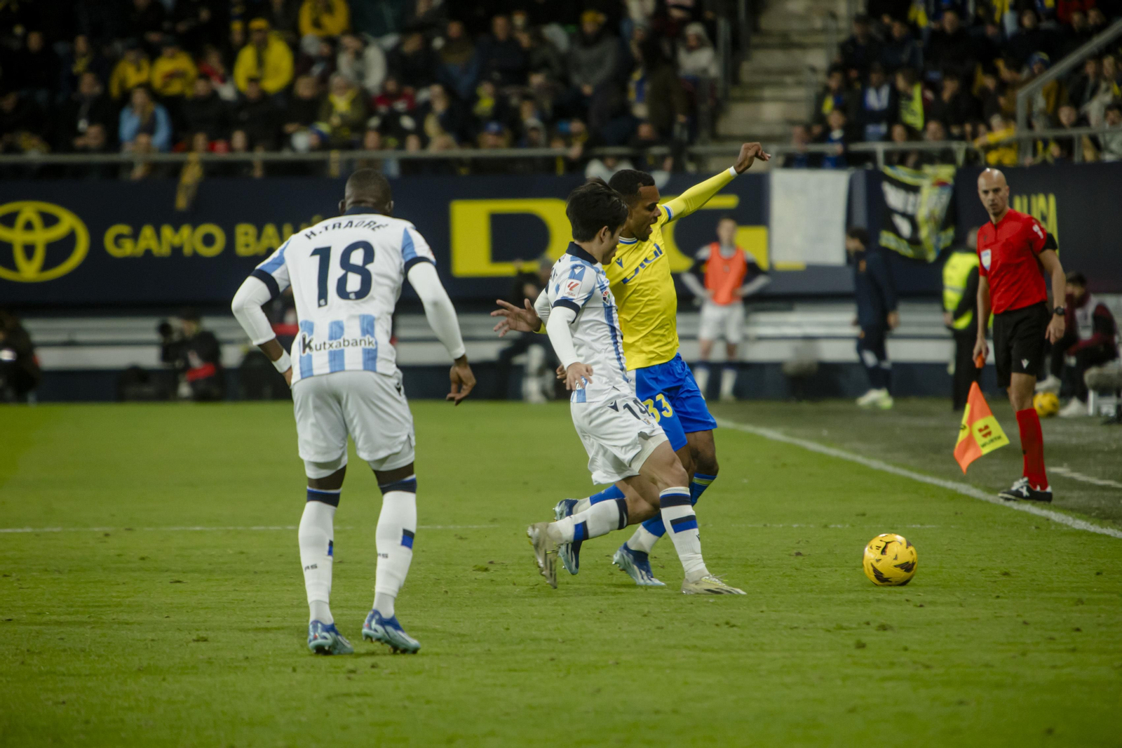 Cádiz CF - Real Sociedad, las imágenes del partido .