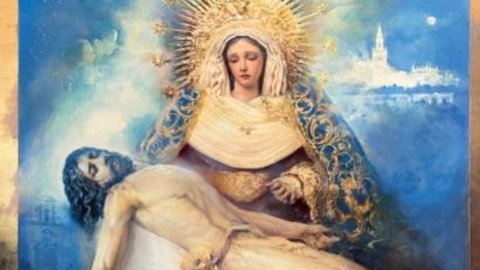 El cartel de la coronación, obra de Isabel Sola