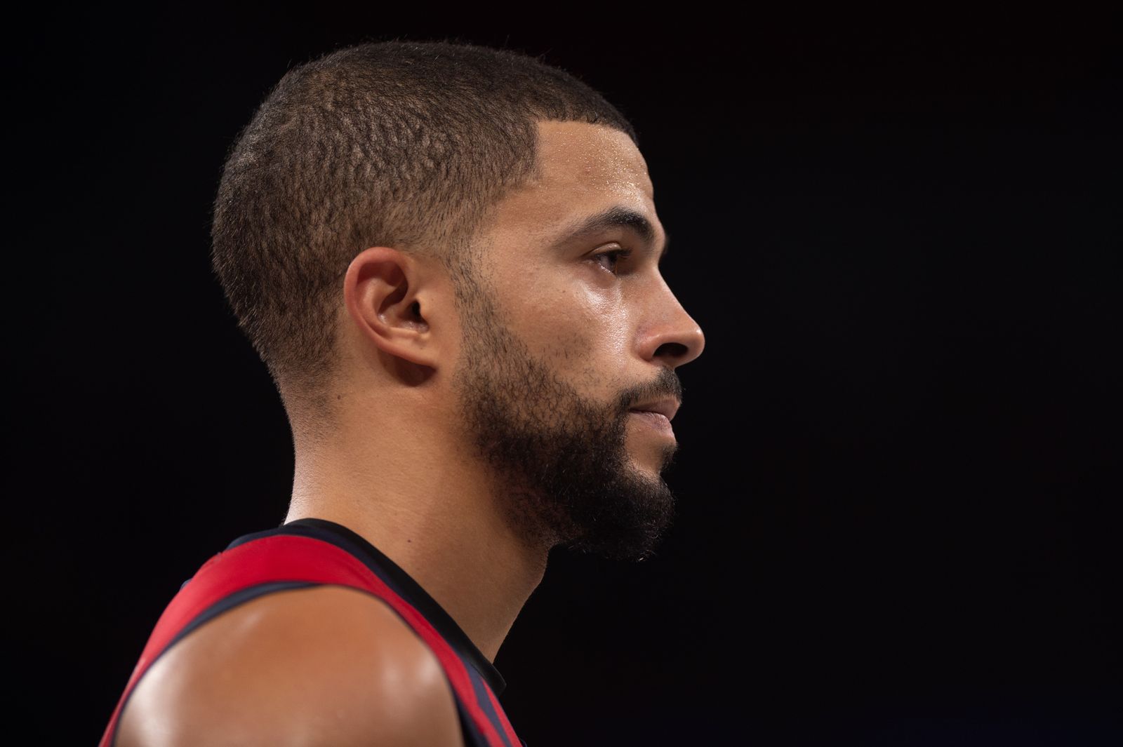 Darius Thompson, 	en un partido del Baskonia.
