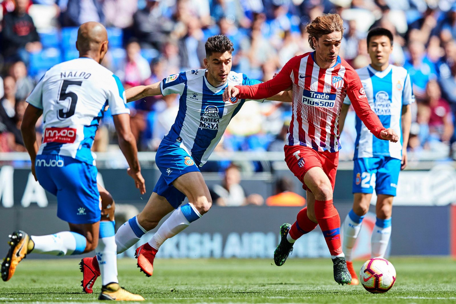 El Espanyol-Atlético, en imágenes