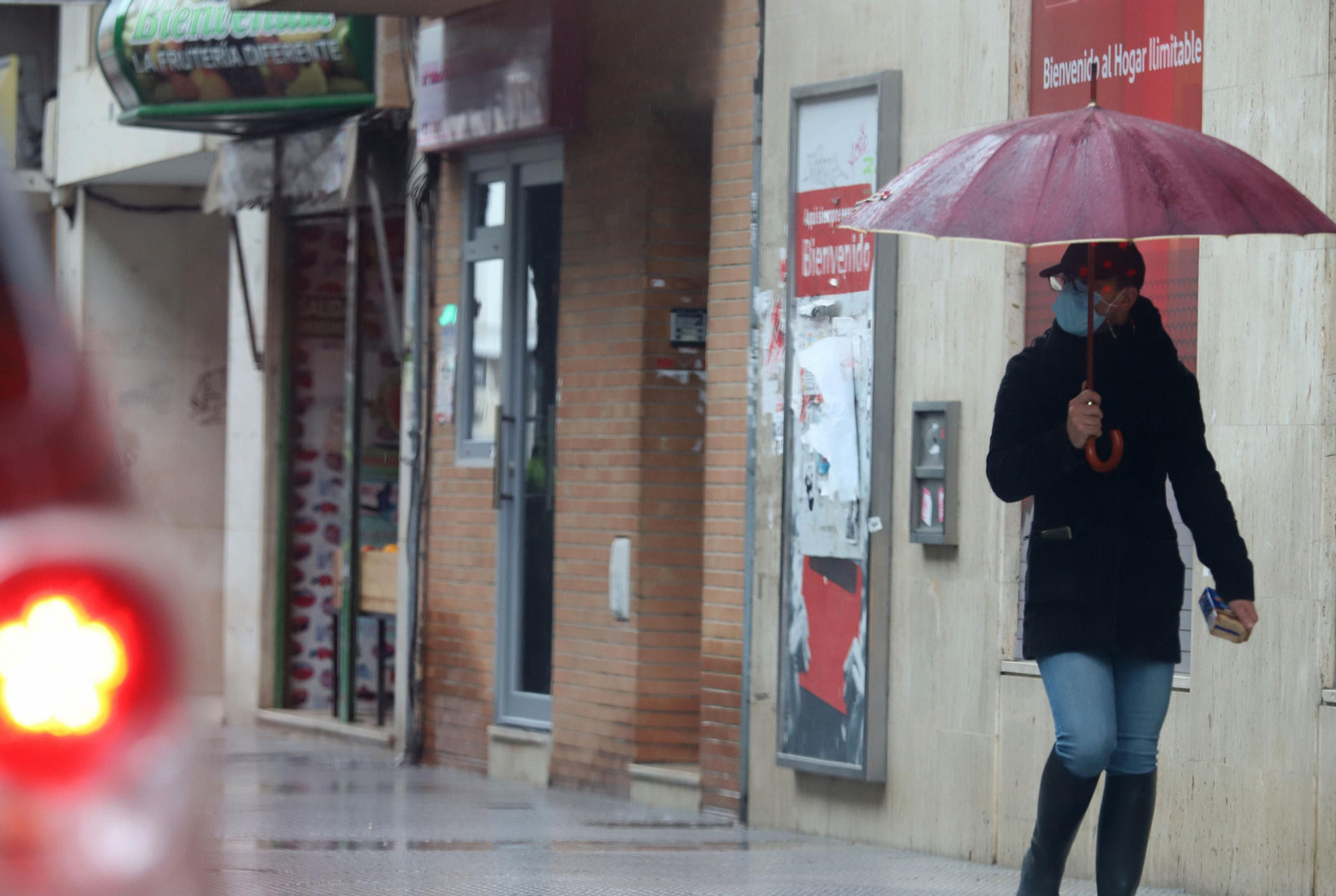 La mañana del sábado despide las lluvias de otoño en Huelva