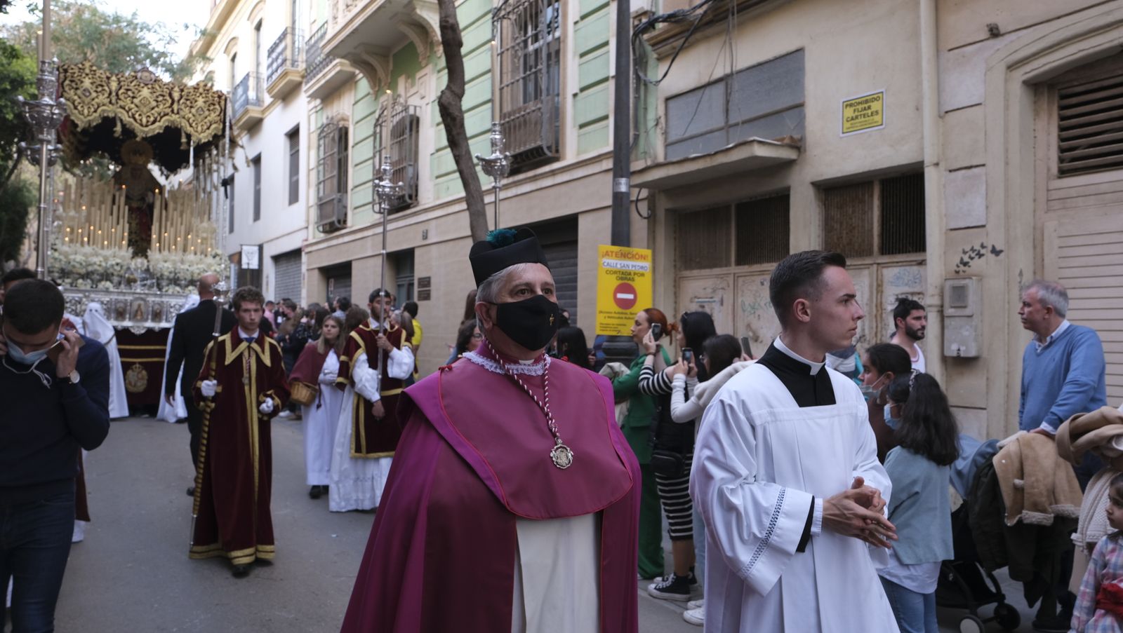 Fotogalería procesión de la Santa Cena. Semana Santa de Almería 2022.