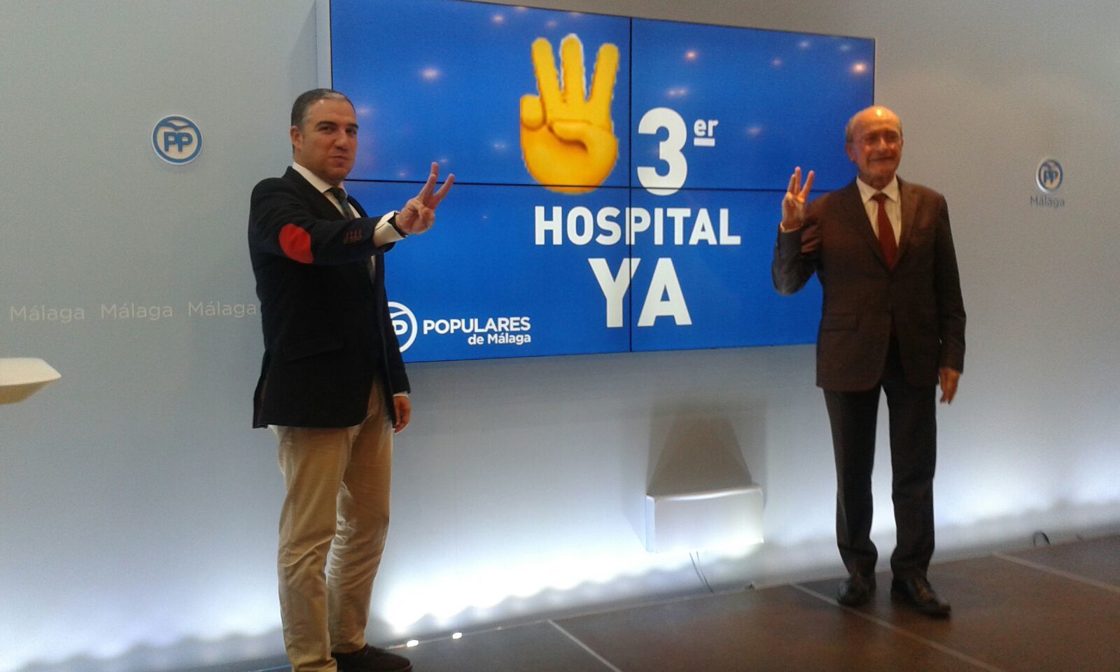 El PP retoma su campaña por el tercer hospital para Málaga
