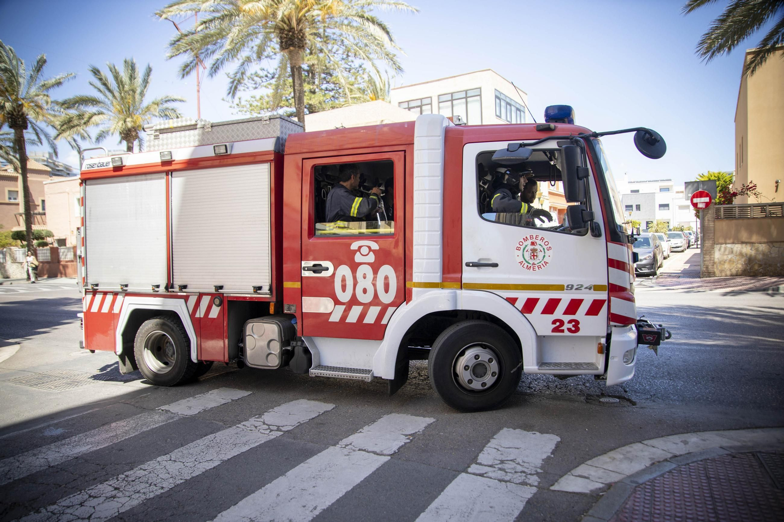 Las imágenes del apagón en Almería