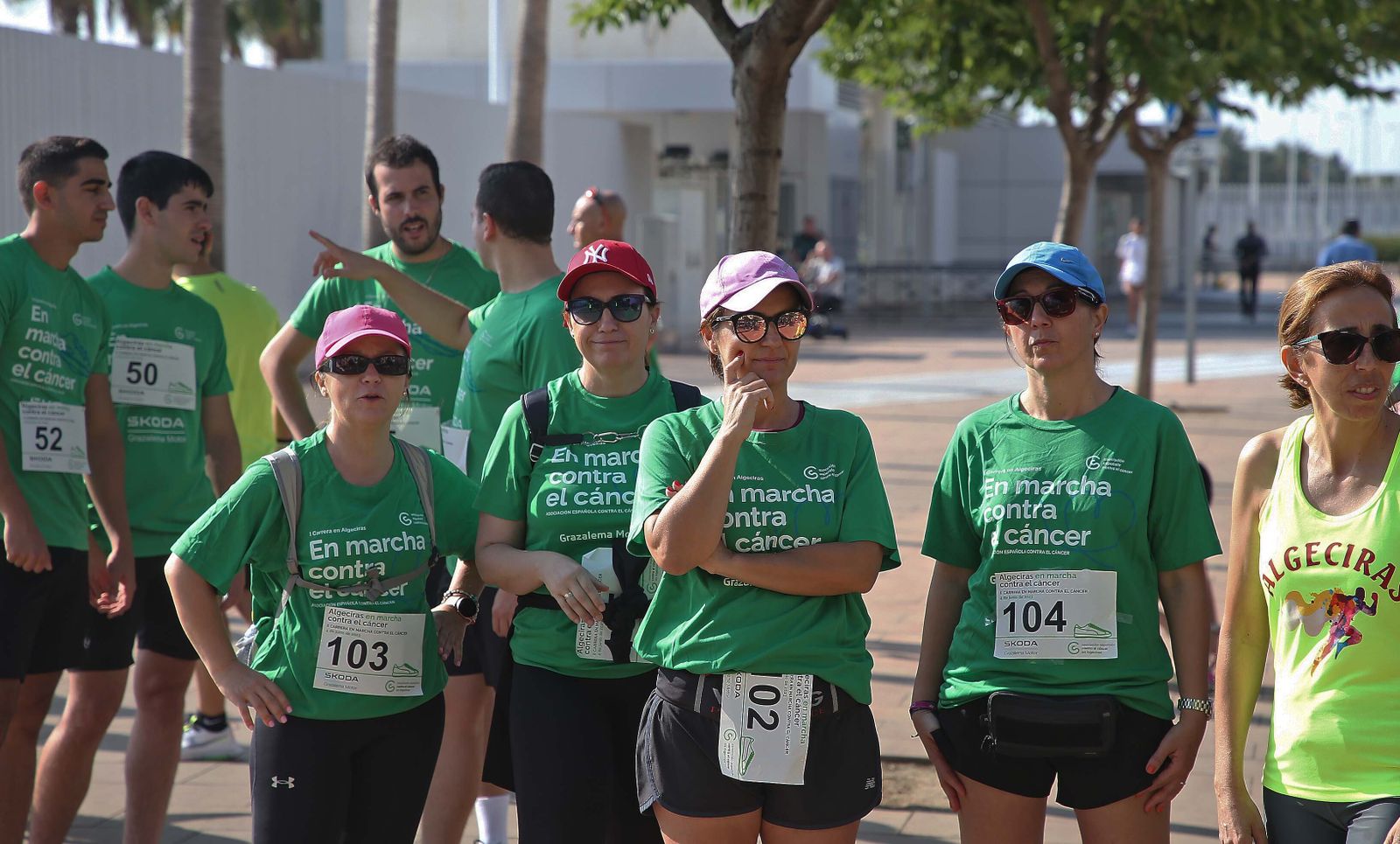 La II Carrera en marcha contra el cáncer celebrada en Algeciras, en imágenes.