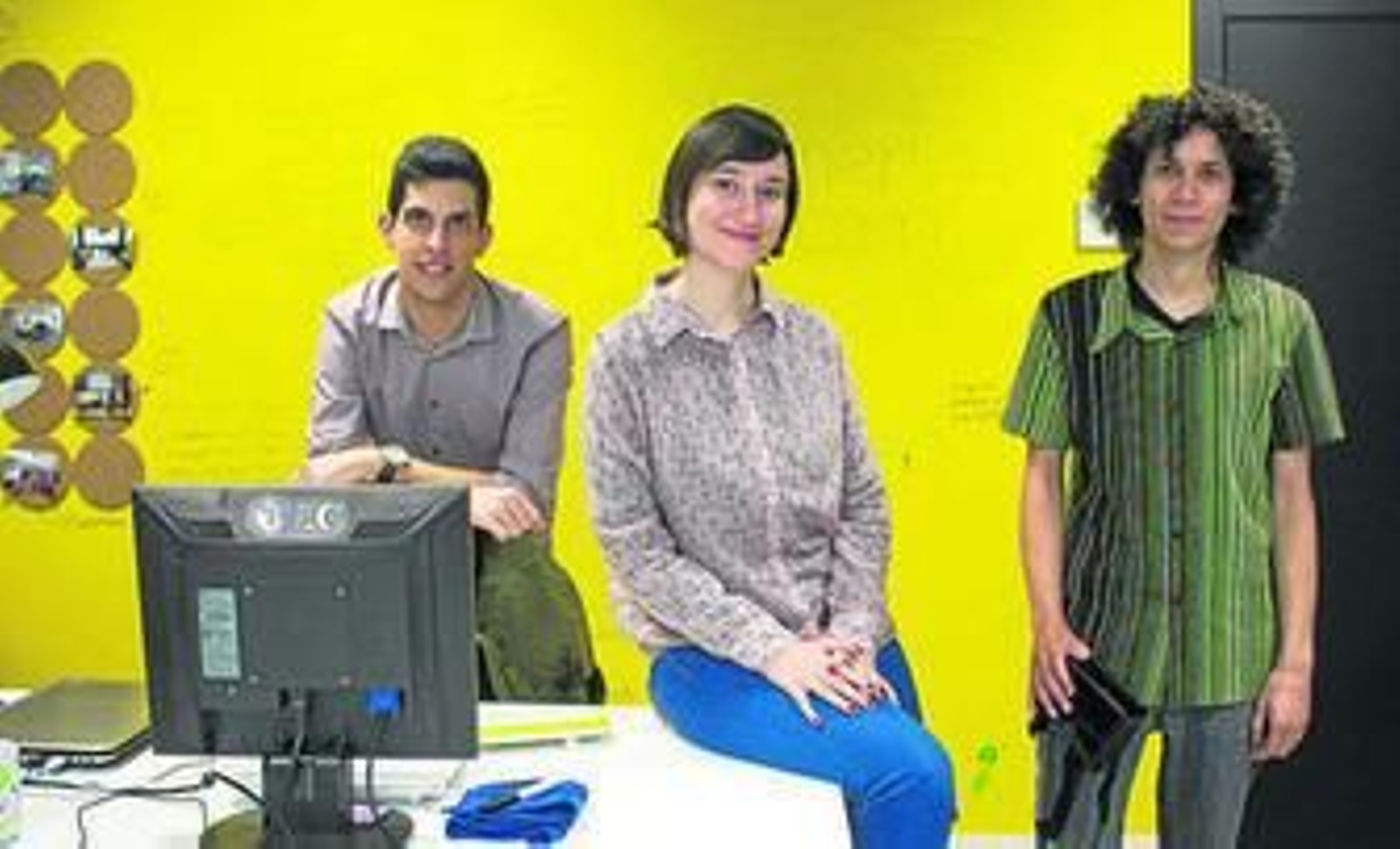 Nacho Martín, Angela Aznárez y Nassim Amahrech son los creadores de Inmertec.